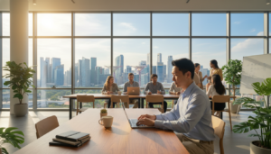 digital nomad running singapore company