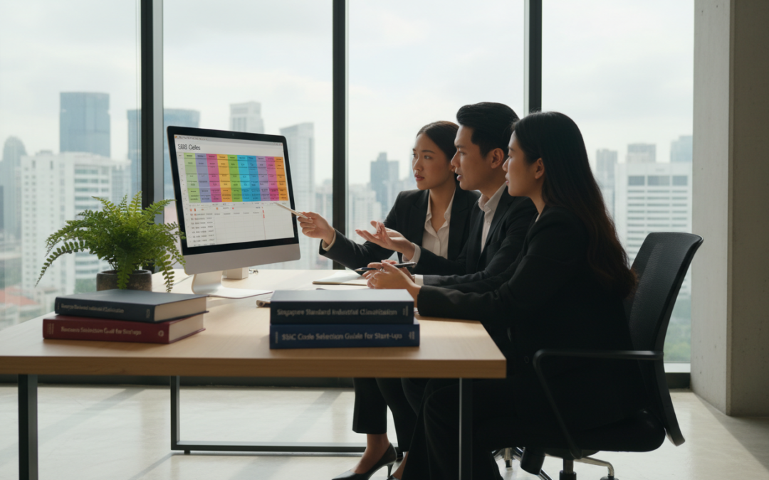 ssic code selection for singapore company