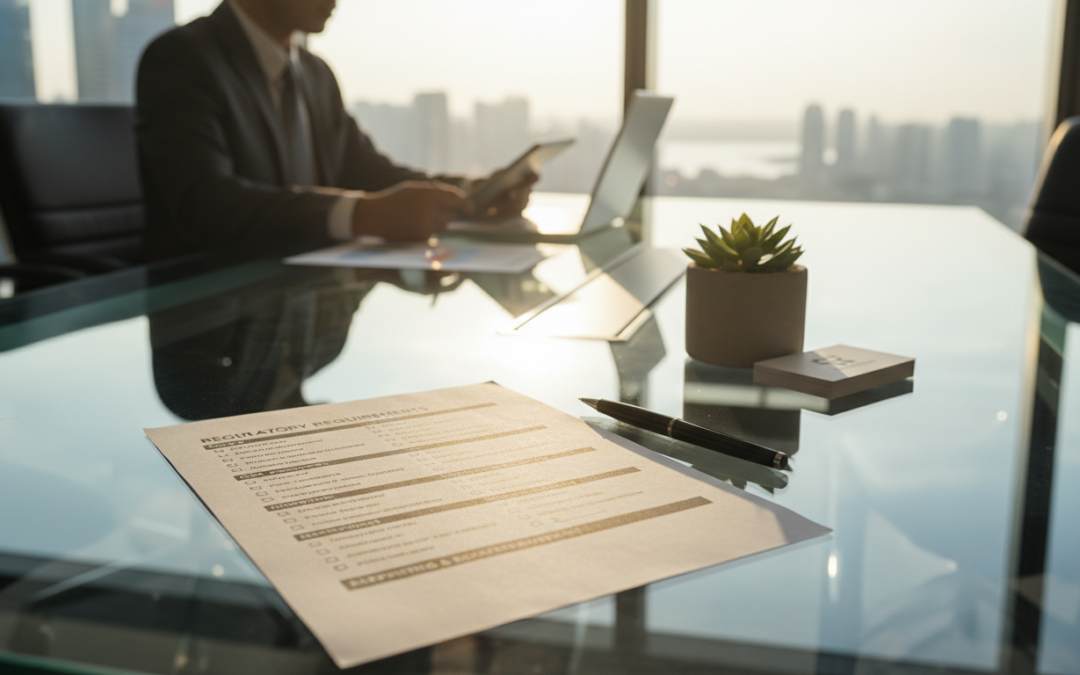 singapore corporate bank compliance checklist