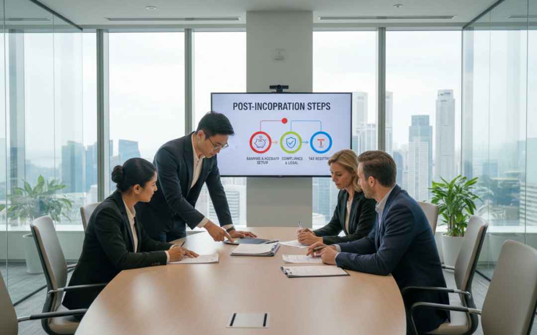 Guide to After Company Incorporation Steps in Singapore
