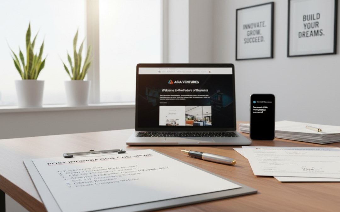 What to Do After Registering Company in Singapore Checklist